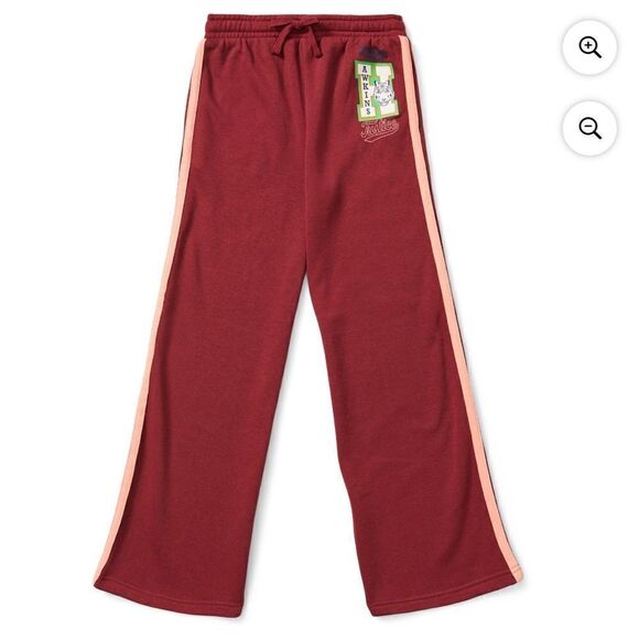 Justice X Stranger Things Wide Leg Sweat Pants - Picture 1 of 4